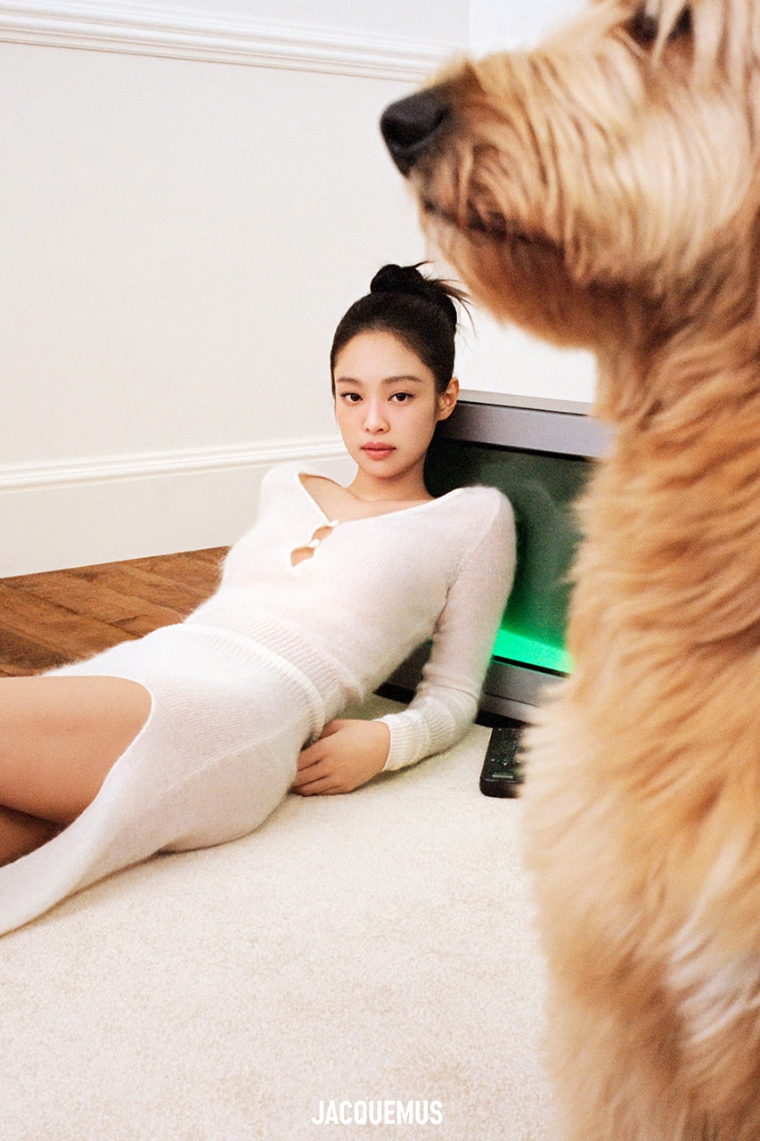 blackpink jennie jacquemus dogs holiday campaign furry