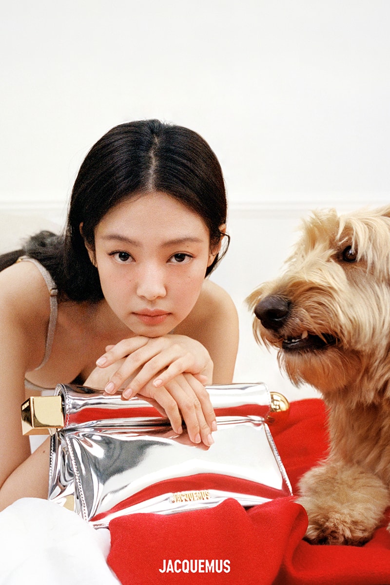 blackpink jennie jacquemus dogs holiday campaign furry