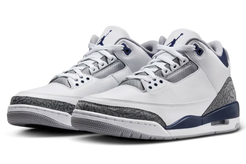 jordan brand air jordan 3 midnight navy new drop release december 2023