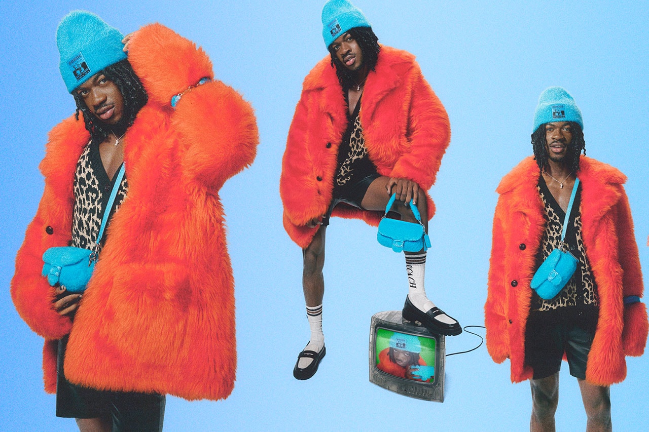 Coach Lil Nas X bags fluffy pink blue ugg boots y2k magazine