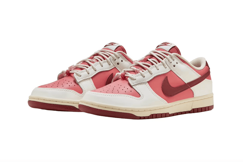 nike dunk low valentine's day pink red sneaker