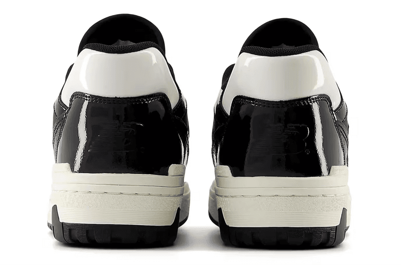 new balance 550 sneaker blue white patent leather