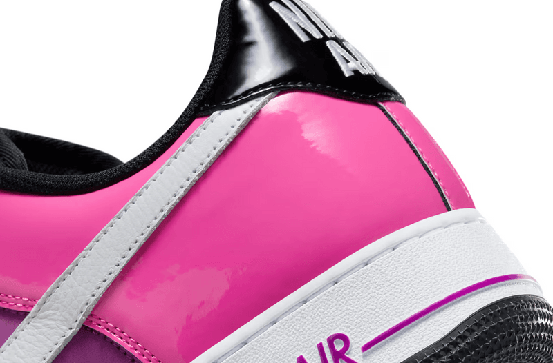 nike air force 1 low sneaker las vegas pink patent black 