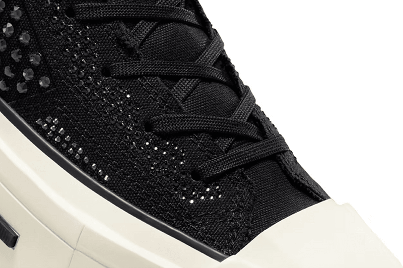 swarovski converse chuck 70 sneakers diamonds shoes black