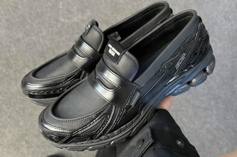 junya watanabe new balance 1906 loafers black shoes paris fashion week