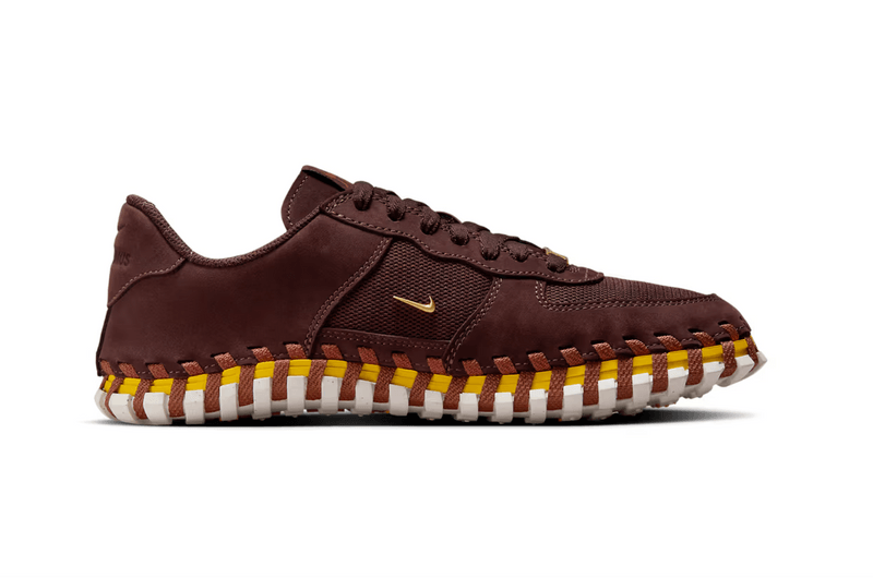 jacquemus nike sneakers brown gold air force 1 golf shoe