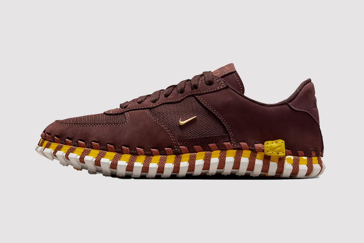 jacquemus nike sneakers brown gold air force 1 golf shoe