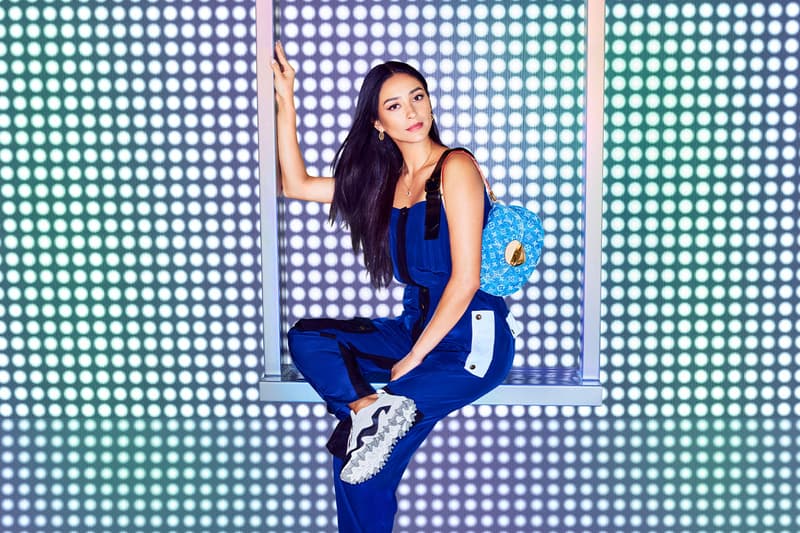 louis vuitton remix shay mitchell phoebe dynevor monogram lights bags