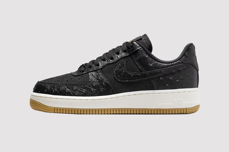 Lean Into Your Wild Side with the Nike Air Force 1 Low "Black Ostrich"