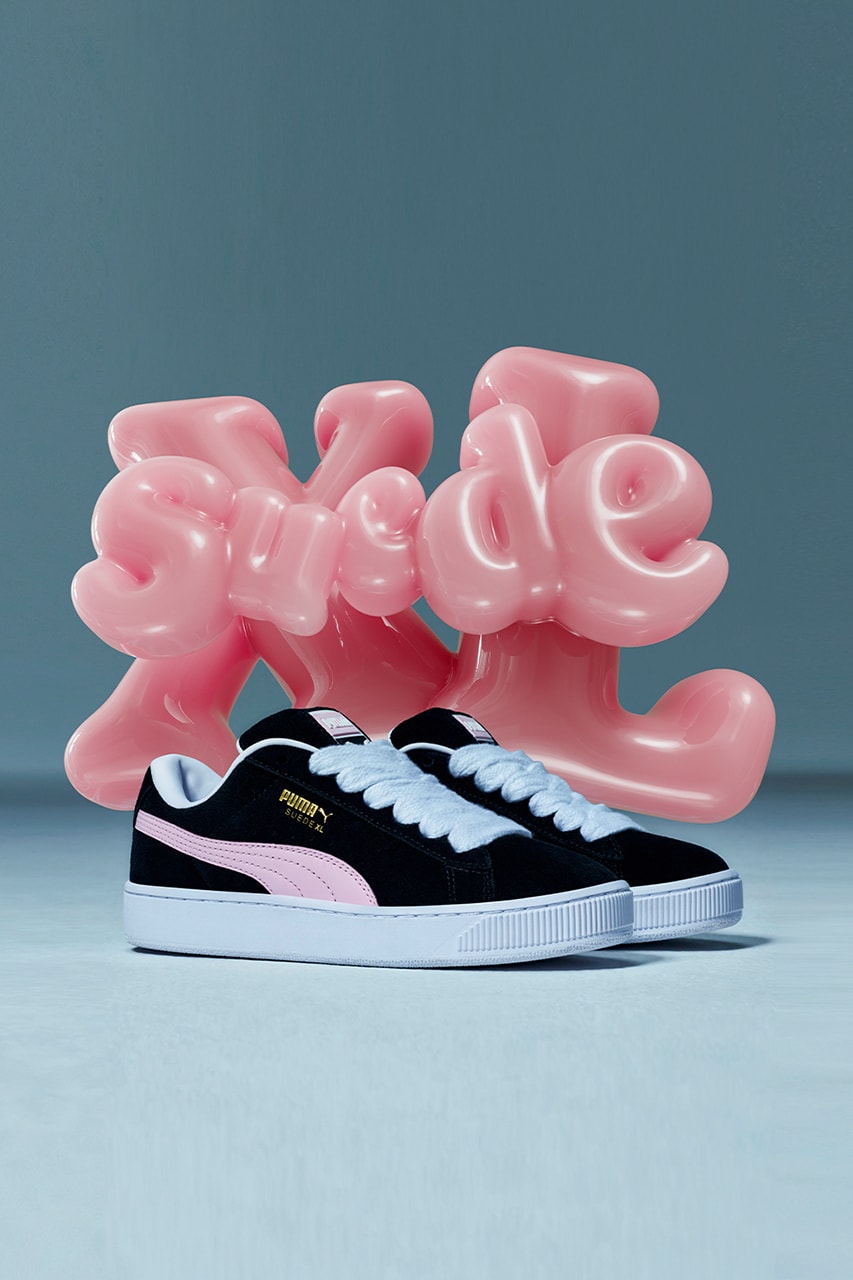 puma pink suede xl sneakers shoes 