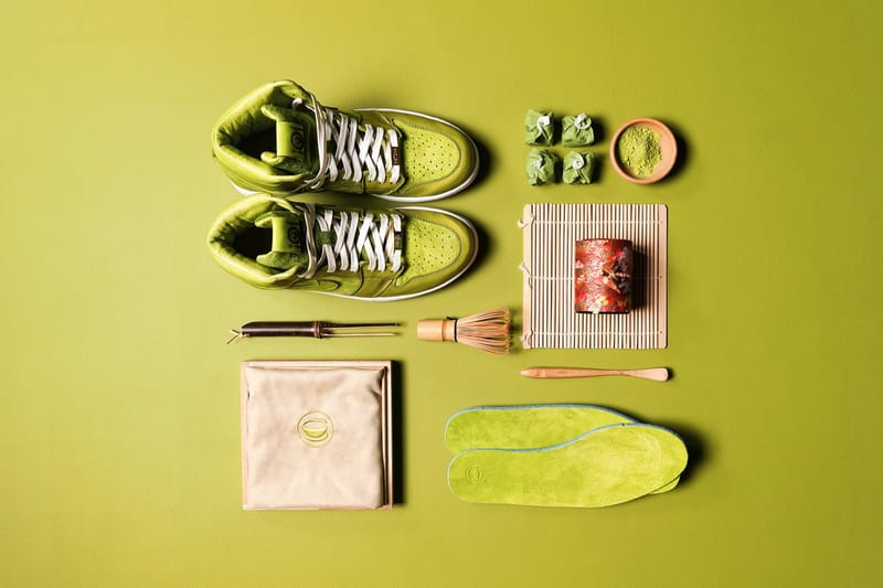Throwback To These Matcha-Inspired Air Force 1s