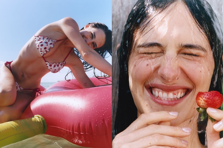 Frankies Bikinis and Victoria's Secret PINK Unite