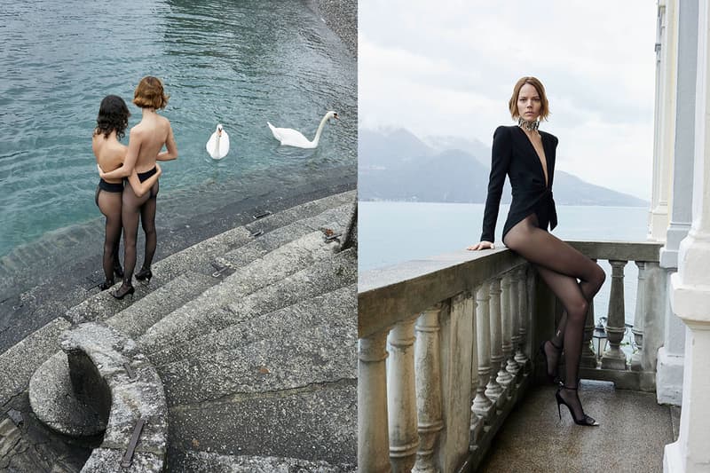 Saint Laurent juergen teller fashion photography exhibition naked bodies nude tights