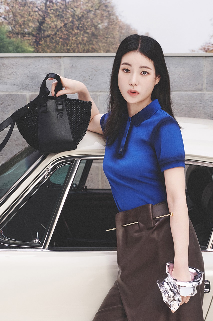 jiyeon lim korean actor loewe campaign spring summer bags clothes