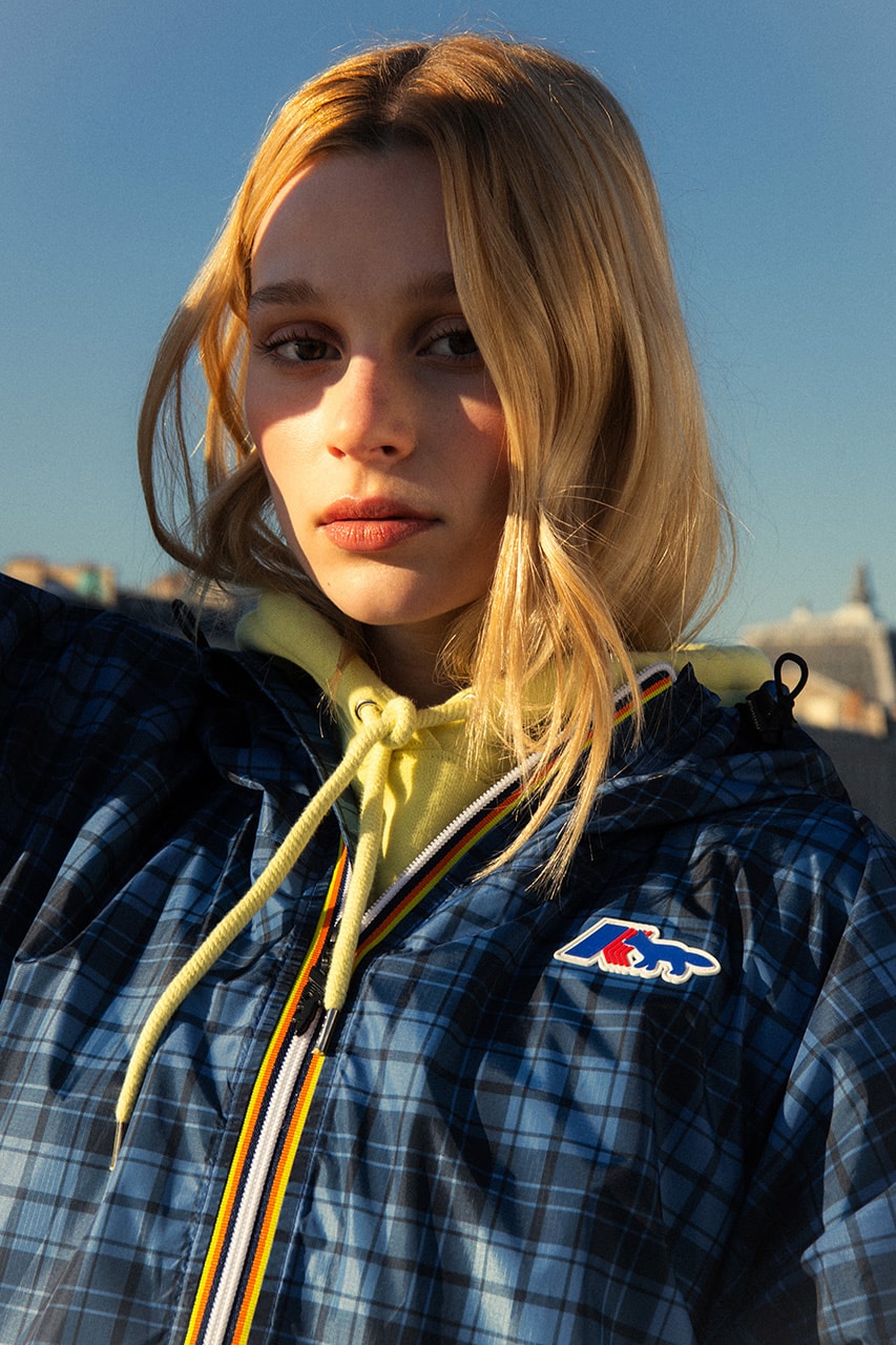 Maison Kitsuné K-WAY spring collaboration windbreakers outerwear t-shirts release info where to buy