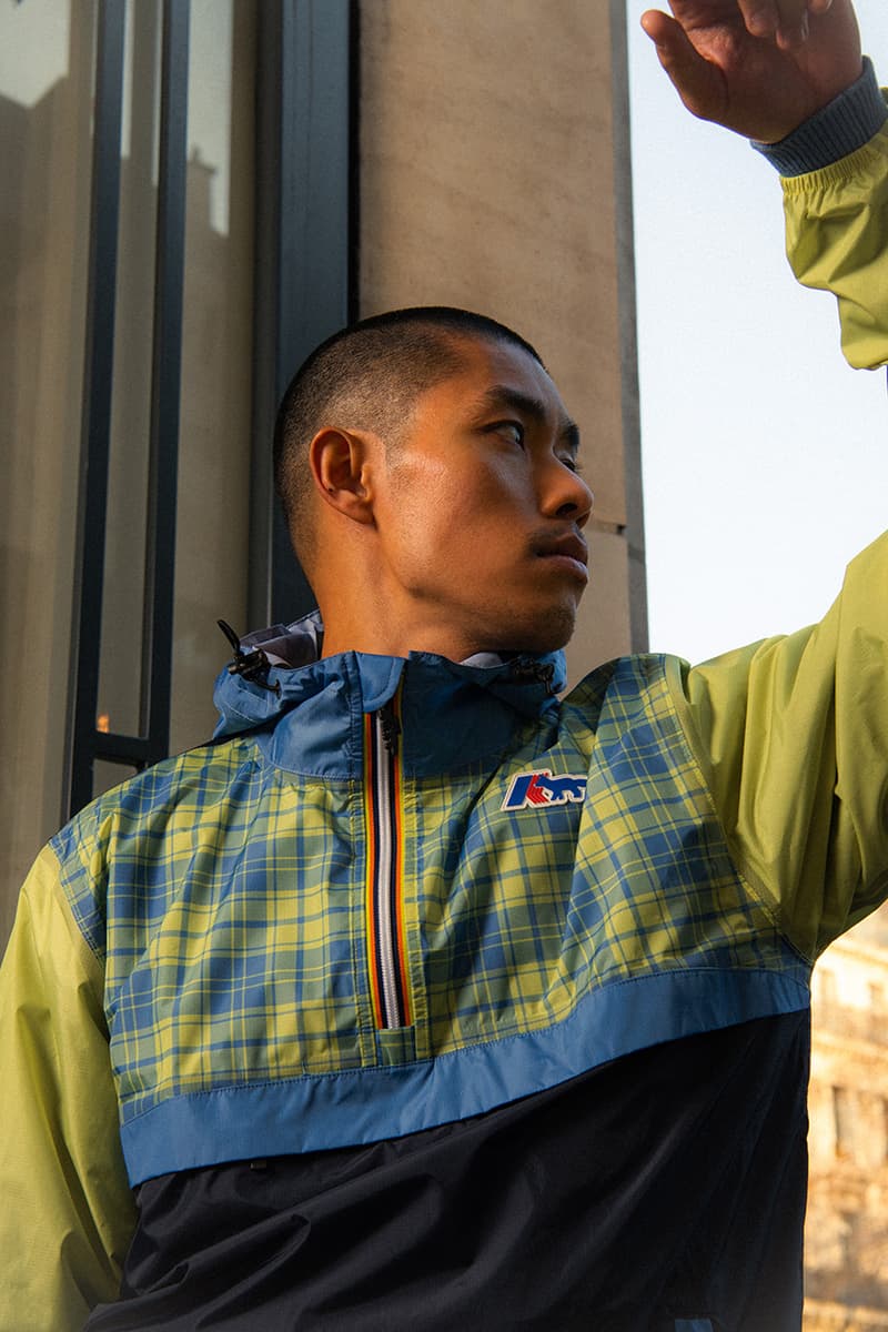 Maison Kitsuné K-WAY spring collaboration windbreakers outerwear t-shirts release info where to buy