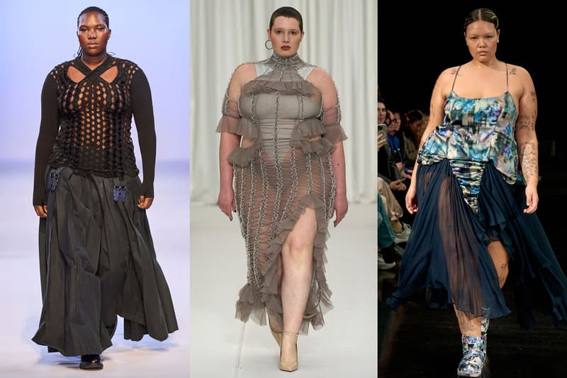 fashion week runway plus size curve models london paris new york sinead o dwyer ester manas 