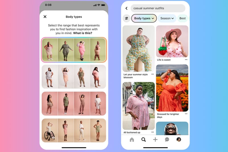 Pinterest's Body Type Image Filter Is a Win For Body Positivity
