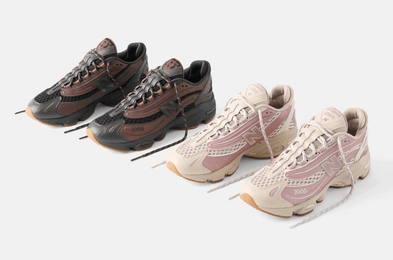 joe freshgoods new balance sneakers shoes pink silver 