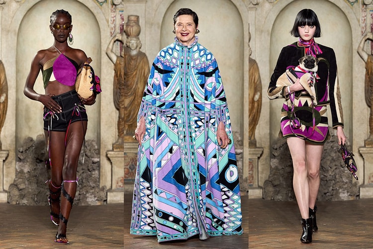 Pucci Returns to Rome With Psychedelic Prints and Pugs