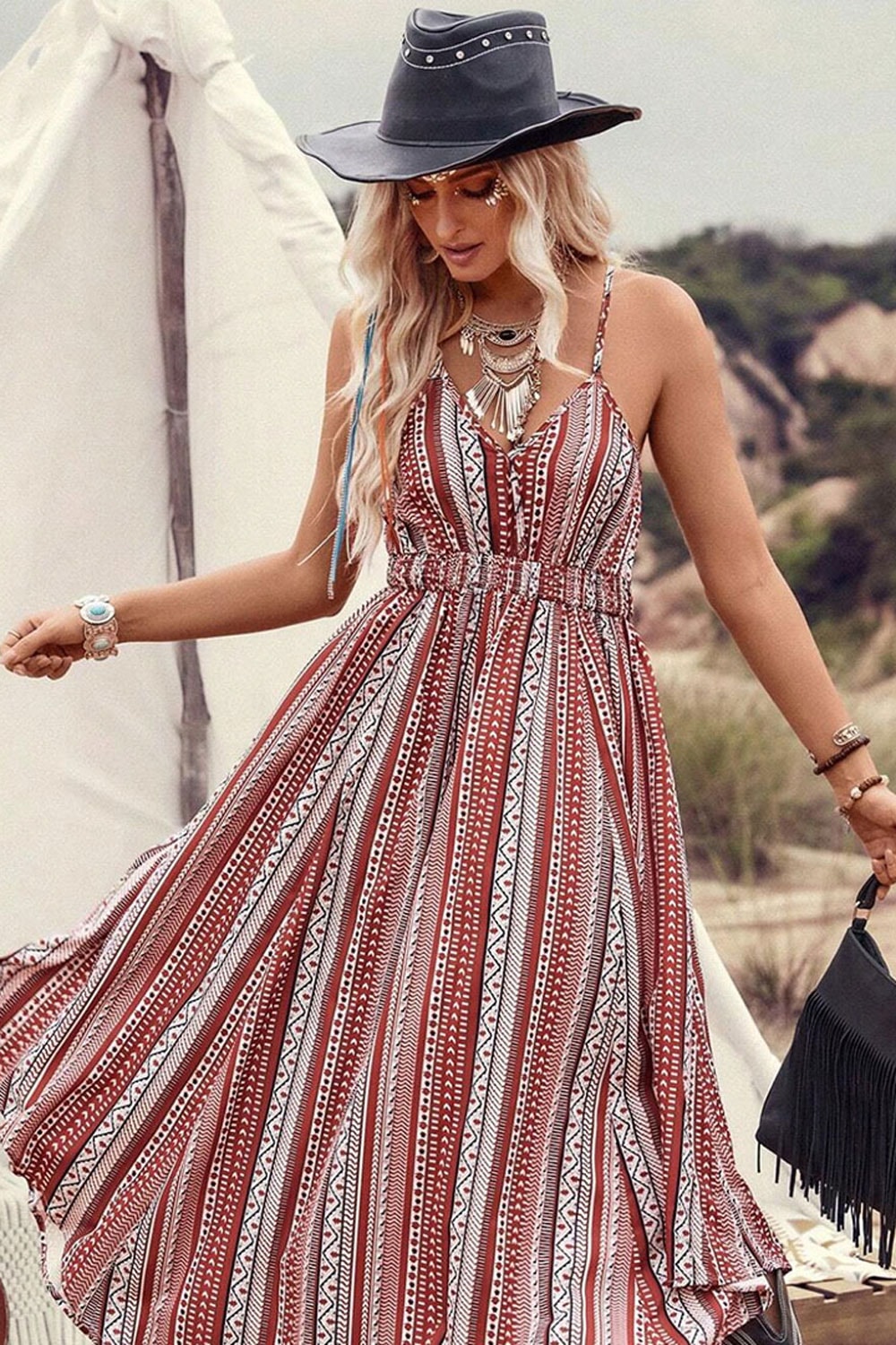 shein stagecoach music festival collaborative collection collaboration line cowboy country west western california men women curve accessories inspired tops skirts dresses tassel fringe