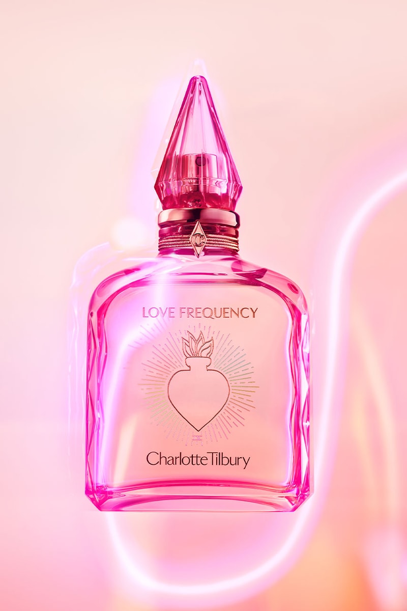 Charlotte Tilbury. Fragrance collection of emotions, perfume, brand expansion, more sex, love frequency, joyphoria, magic energy, cosmic power, calm bliss  