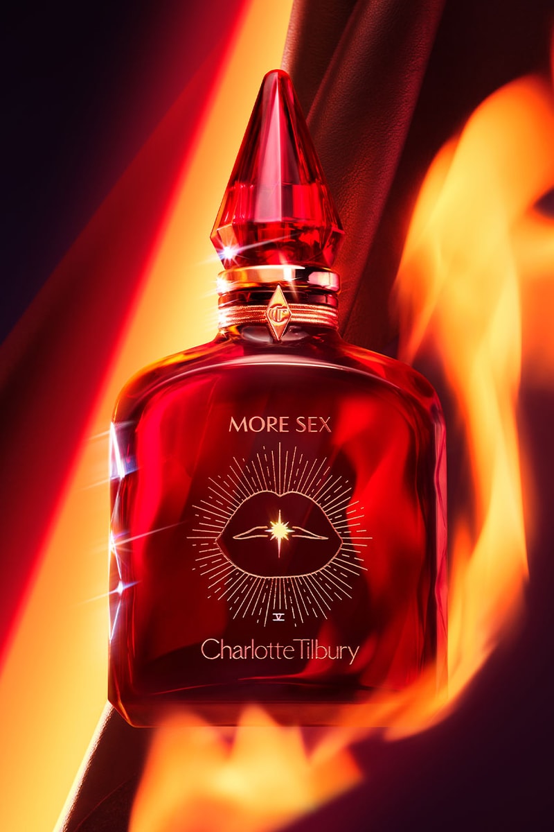 Charlotte Tilbury. Fragrance collection of emotions, perfume, brand expansion, more sex, love frequency, joyphoria, magic energy, cosmic power, calm bliss  