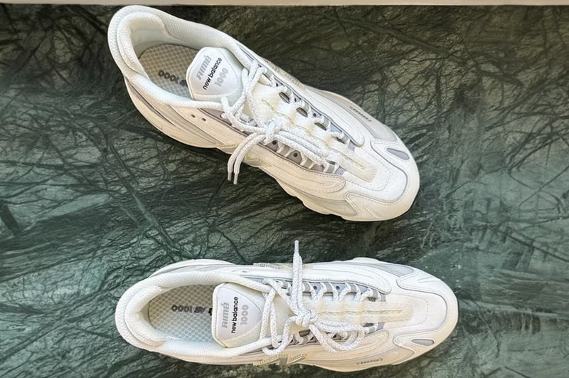 aime leon dore new balance trainers white shoes laces table