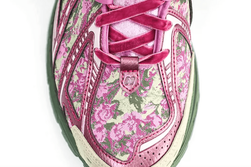 jack harlow new balance 1906 sneaker pink flower shoe floral 