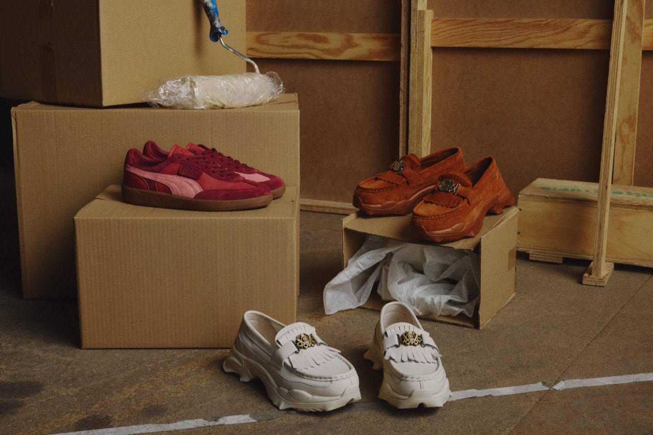 puma sneaker loafer chunky shoe beige palomo spain 