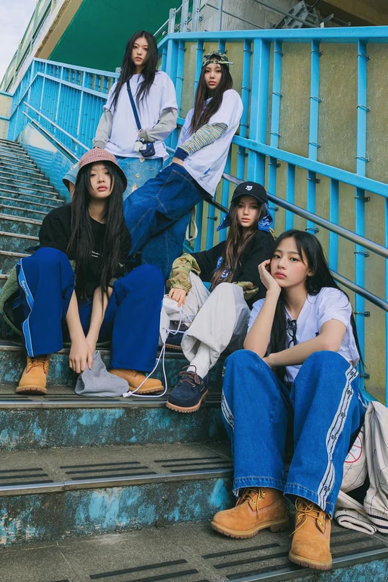 newjeans hiroshi fujiwara clothing collection kpop girls band