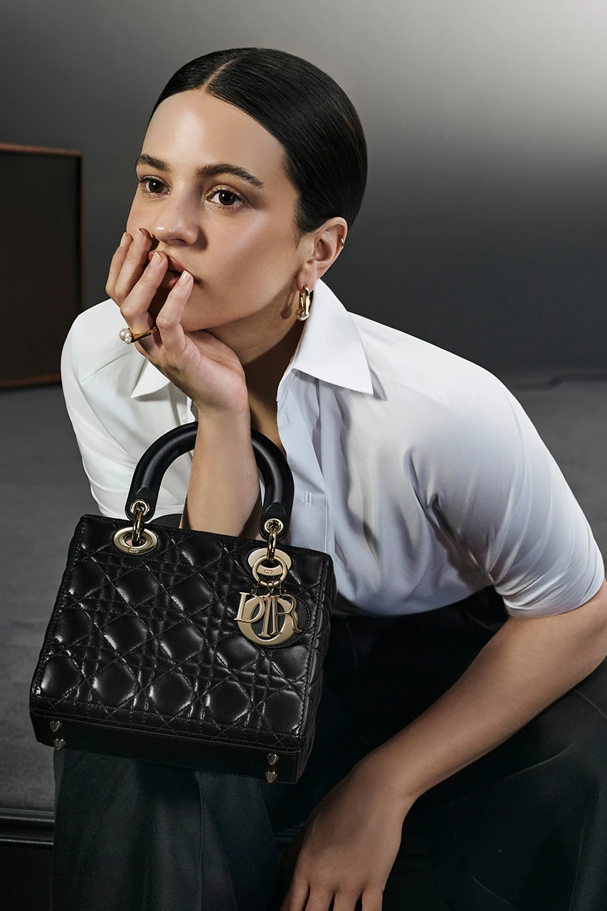 rosalia dior lady bag campaign photography woman image