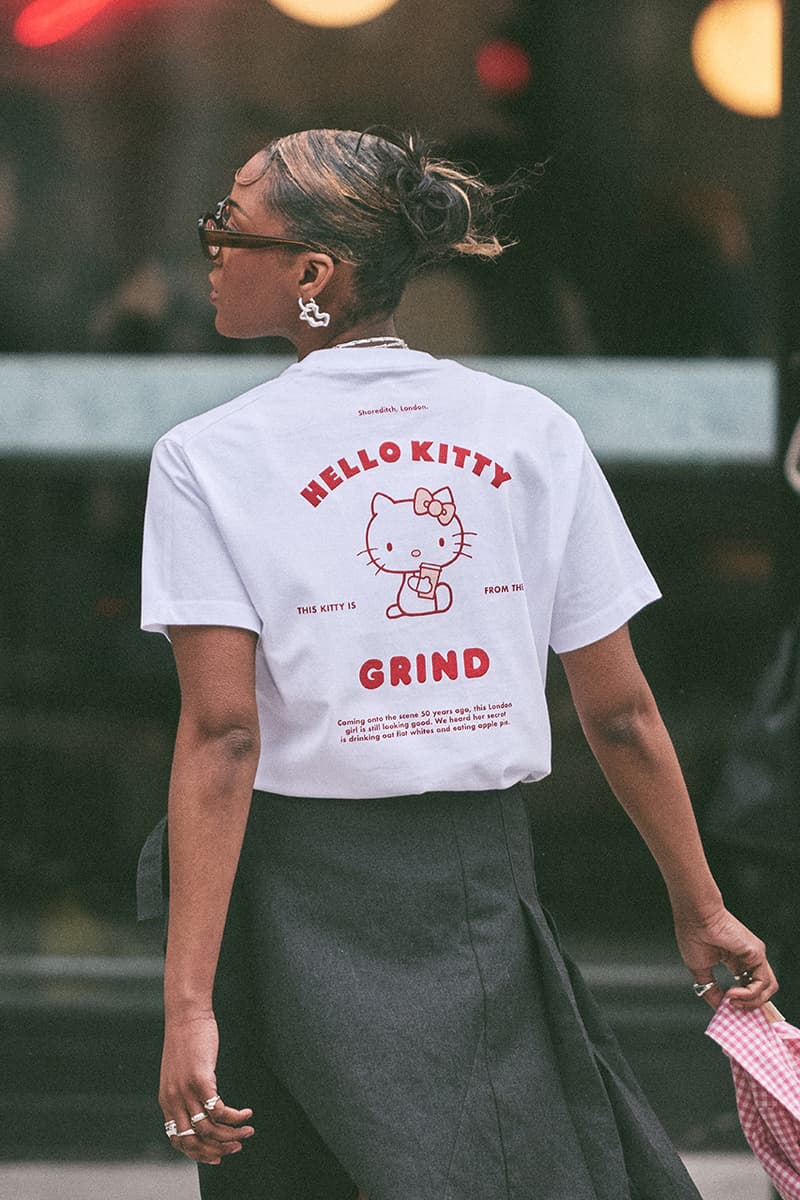 grind hello kitty coffee tshirts girls matcha pink 