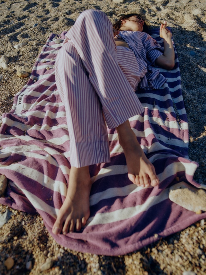 tekla summer marseille beach towels sleepwear pyjamas