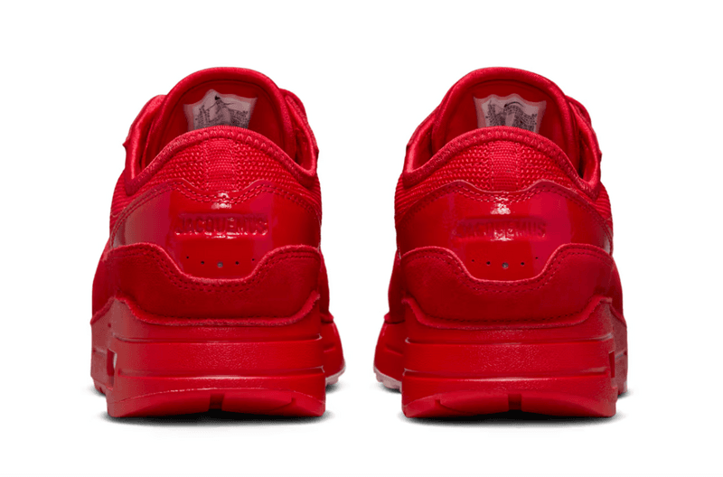 jacquemus nike air max shoes sneakers silver red white