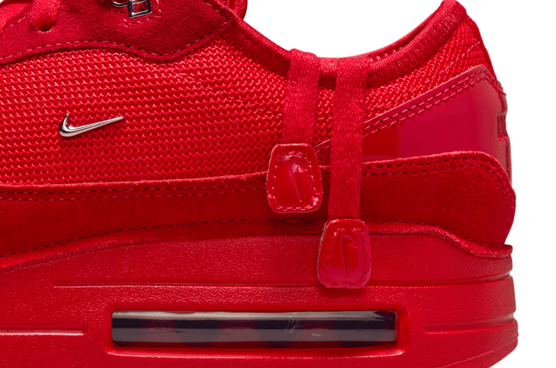 jacquemus nike air max shoes sneakers silver red white