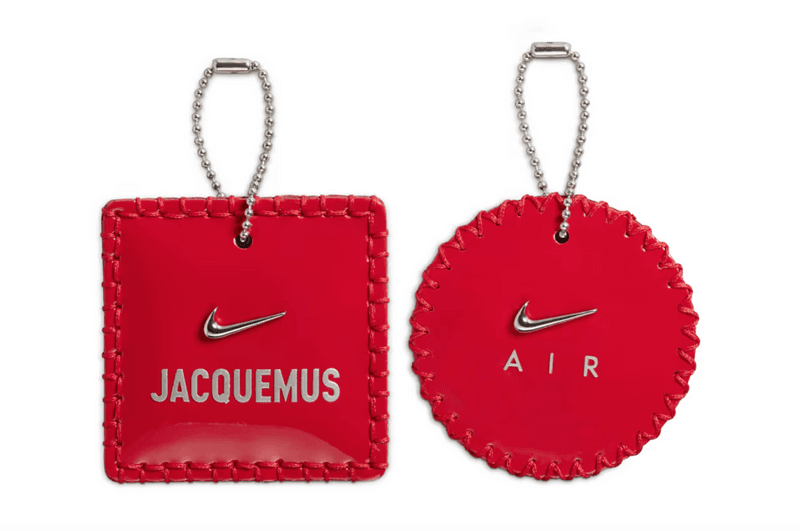 jacquemus nike air max shoes sneakers silver red white