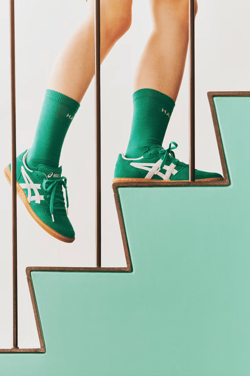 asics hay sneakers color green blue pink shoes design copenhagen