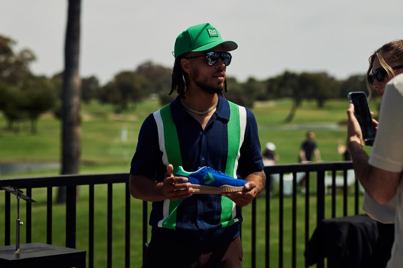 converse hypegolf invitational run star trainer event activation los angeles huntington beach 2024 golf sneakers suede 