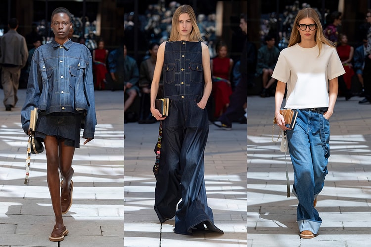Levi's x sacai Dip into Denim at Paris Fashion Week