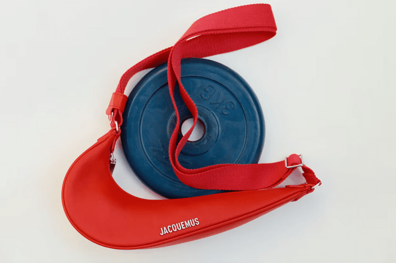 jacquemus nike sportswear clothing swoosh bags navy blue red tops skirts zip woman model