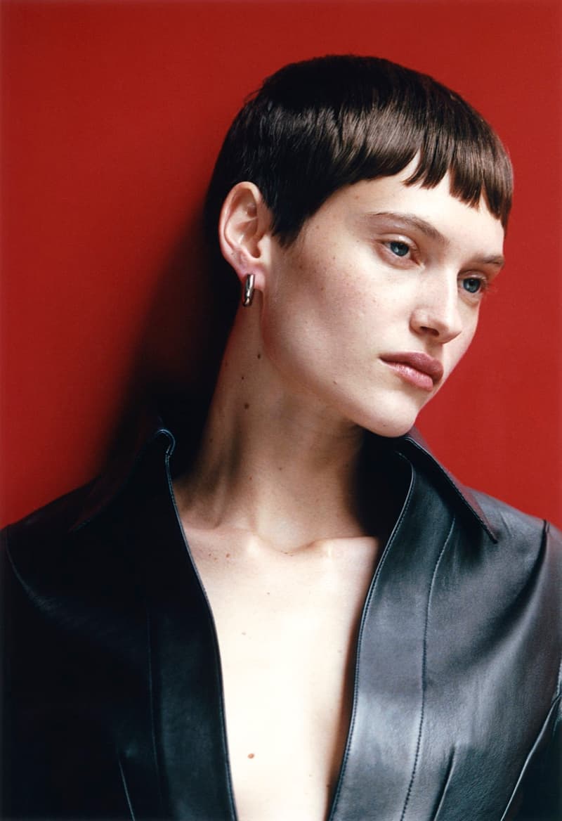 aeyde flats heels shoes red black 