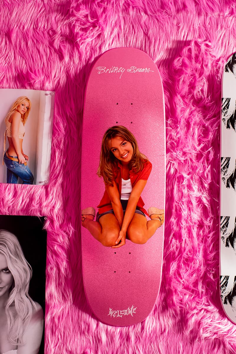 Britney Spears, Welcome Skateboards, Pink, Skate, y2k, Pop