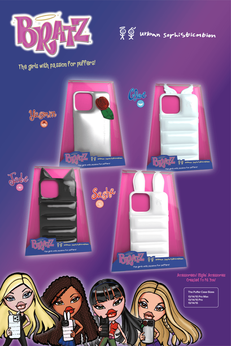 urban sophistication phone case accessory bratz dolls
