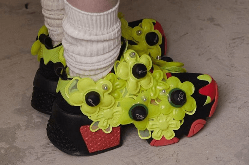 reebok instapump fury japan sneakers comme des garcons 