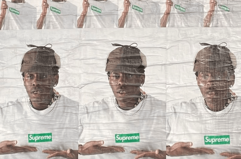 Supreme Tyler the creator man posters green box logo tshirt