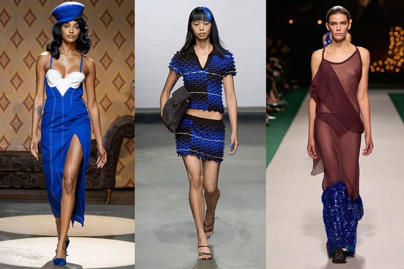 Electric Blue Is the Next It-Color, According to SS25 Runways
