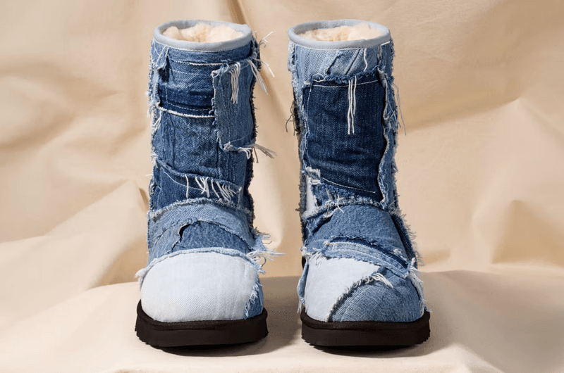 UGG, GALLERY DEPT, Boots, Denim, Upcycling, Sustainable, Cowboy
