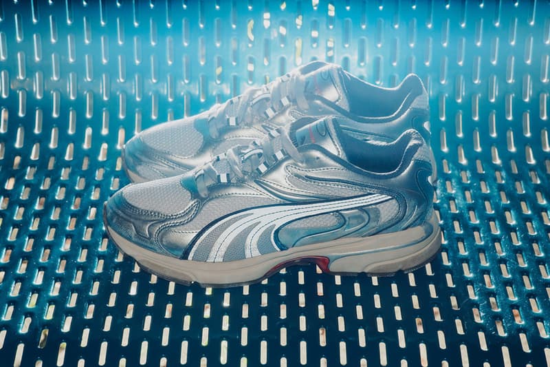 PUMA, LMC, sneakers, Apparel, Accessories blue silver shoes