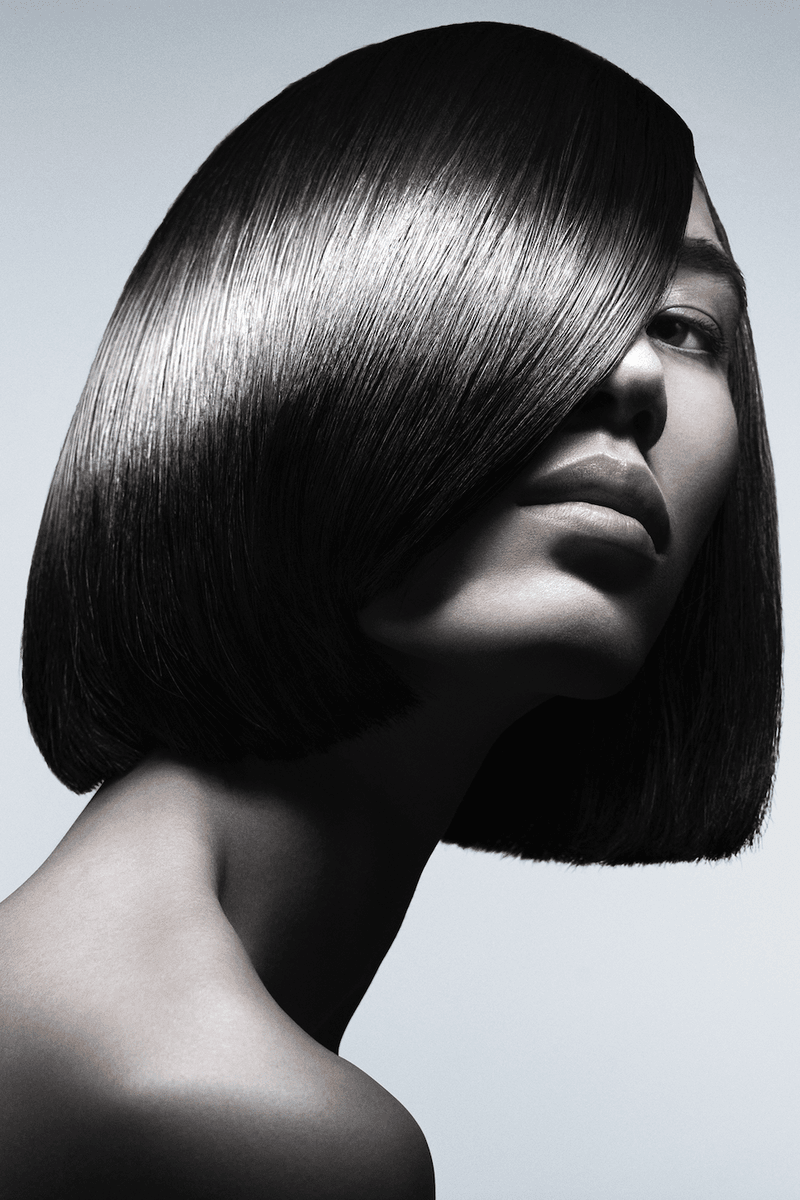 women with shiny, blowout hair, haircare, shine collection, zara hair, guido palau, fashion week